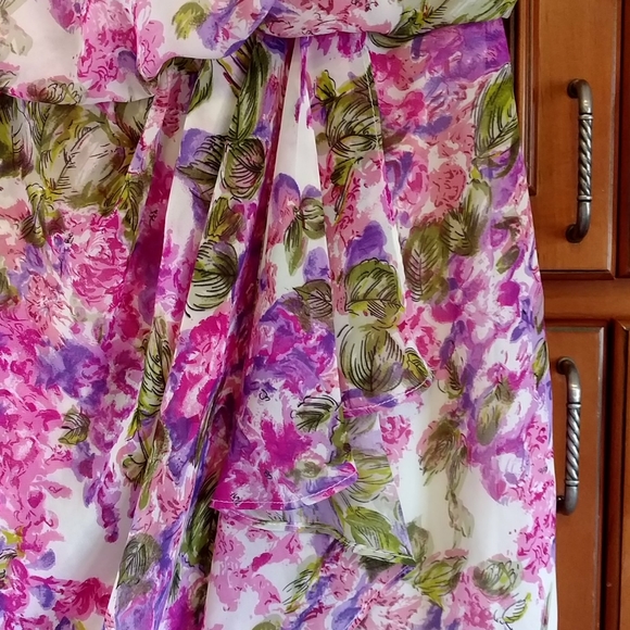 Dress Barn floral dress size 14 - Picture 4 of 10